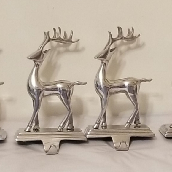 Other - Set of 2 Reindeer stocking holders Other - Set of 2 Reindeer stocking holders